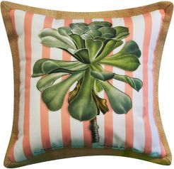 NYBG New York Botanical Garden Succulent Indoor/Outdoor Square Throw Pillow