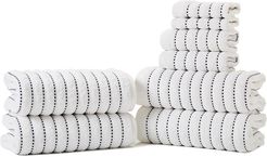 Superior Organic Cotton Wave 8PC Towel Set