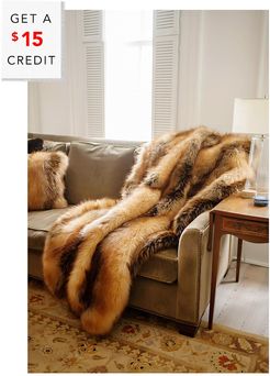Donna Salyers Fabulous Furs Limited Edition Throw