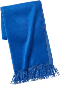 Alashan Cashmere Wool & Cashmere-Blend Double Faced Woven Throw