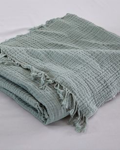 Modern Threads Reversible Cotton Throw