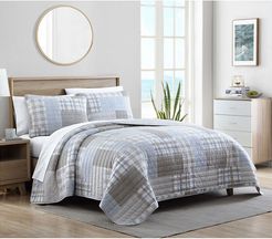 Nautica Clement Dark Beige Quilt/Sham Set