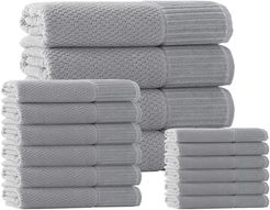 Enchante Home Set of 16 Timaru Towel Set