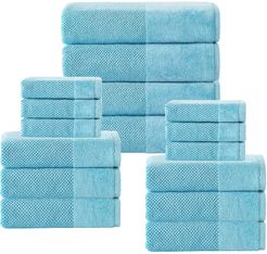 Enchante Home Set of 16 Incanto Towel Set