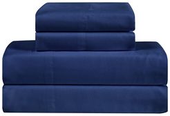 Truly Calm Antimicrobial Navy 4Pc Sheet Set