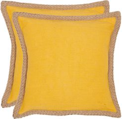 Safavieh Set of 2 Jute Pillows