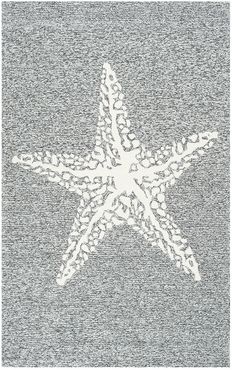 Marine Hand-Hooked Indoor/Outdoor Rug