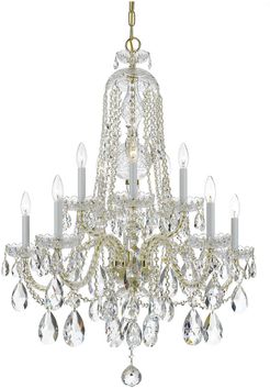 Crystorama 10-Light Traditional Crystal Chandelier