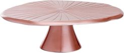 Old Dutch Rose Gold Lily Pad Cake Stand