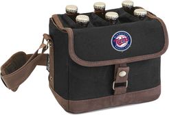 Legacy Beer Caddy' Cooler Tote with Opener with Minnesota Twins Digital Print