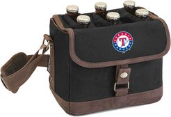 Legacy Beer Caddy' Cooler Tote with Opener with Texas Rangers Digital Print