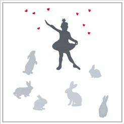 Jonathan Bass Studio "Rabbit Dance" Canvas Print