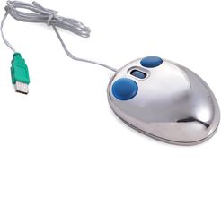 Bey-Berk Chrome Plated Computer Mouse