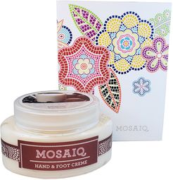 Mosaiq White Gift Box Espresso & Cocoa 3oz Hand & Foot Creme