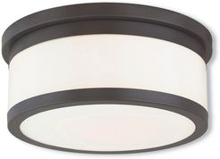 Livex Stafford 3-Light Bronze Ceiling Mount