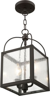 Livex Milford 2-Light Bronze Chain Hang/Ceiling Mount