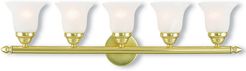 Livex Neptune 5-Light Polished Brass Bath-Light