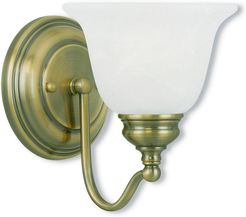 Livex Essex 1-Light Antique Brass Bath-Light