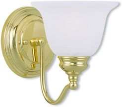 Livex Essex 1-Light Polished Brass Bath-Light