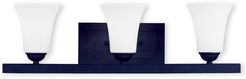 Livex Ridgedale 3-Light Black Bath Vanity