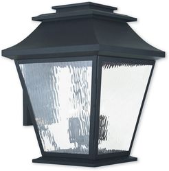 Livex Hathaway 5-Light Black Outdoor Wall Lantern