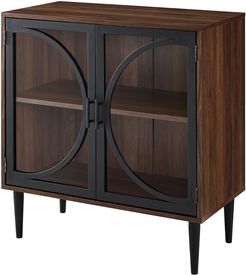 Hewson Modern Wood Entryway Accent Storage Cabinet