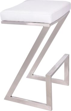 Armen Living Atlantis 26in Counter Height Barstool