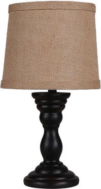 AHS Lighting & Home Decor 12in Randolph Black Accent Lamp