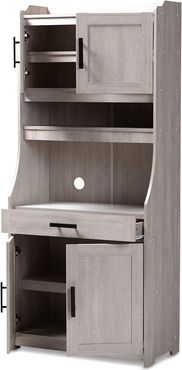 Design Studios Portia 6-Shelf Kitchen Storage Cabinet