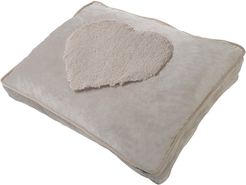 Details Heart Velvet Fur Pillow Pet Dog Bed Mattress
