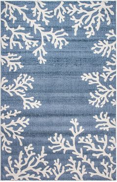 nuLOOM Dela Nautical Reef Indoor/Outdoor Rug