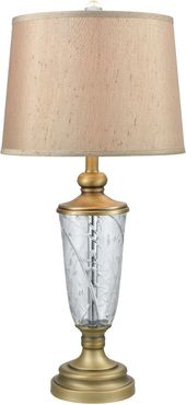 Cathedral 24% Lead Hand Cut Crystal Table Lamp