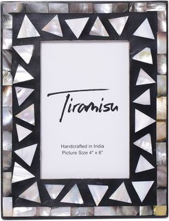 Tiramisu Mother-Of-Pearl Picture Frame-Triangle Pattern