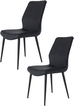 Set of 2 Pangea Laurel Dining Chairs