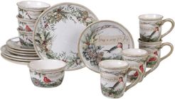 Holly and Ivy 16pc Dinnerware Set