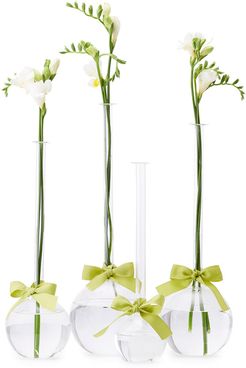 Two's Company Sleek & Chic Set of 4 Bubbles Vases