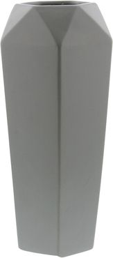 UMA Paneled Diamond-Shaped Ceramic Vase