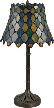 Maile Tiffany Brass Accent Lamp