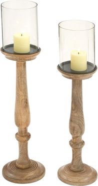 Set of 2 New Traditional Candleholders