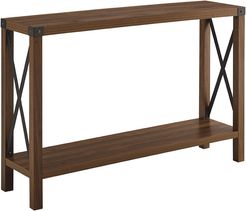 Hewson 46in Rustic Farmhouse Entryway Table