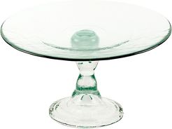 BIDKhome Medium Recycled Glass Cake Stand D8.5 H4.7