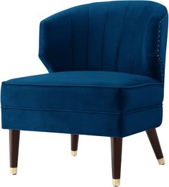 Trung Velvet Slipper Accent Chair