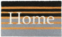 Home Striped Coir Indoor/Outdoor Doormat