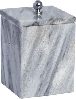 Bey-Berk Marble Bath Canister w/Lid