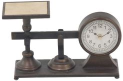 Rustic Reflections Metal And Wood Scale Clock