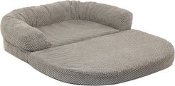 Orthopedic Bolstered Fold Out Round Chaise Dog Bed