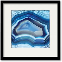 Courtside Market Wall Decor Navy Agate Framed Art Print