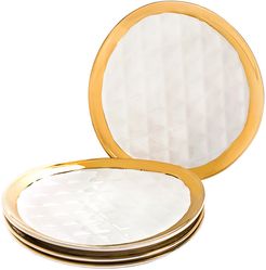 Yedi Set of 6 Quilted Salad Plates