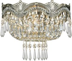 Crystorama 2-Light Majestic Sconce with Swarovski Crystals