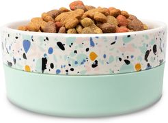 Jonathan Adler Now House Mint Terrazzo Duo Dog Bowl - Medium